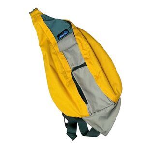 Kavu Backpack Rope Sling Dynamic Color-block Bag Rare Green Bay Packers Backpack
